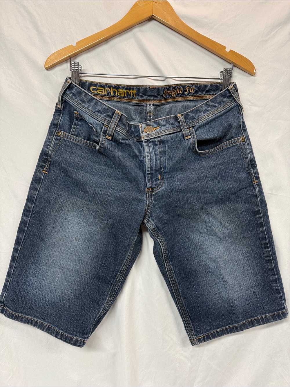 Carhartt Women’s Denim Jean Shorts - Blue